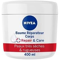 NIVEA Repara & Care Feuchtigkeitscreme – 400 Ml, Mit 15% Glycerin & Urea, 72h Feuchtigkeit Für Extra Trockene Haut