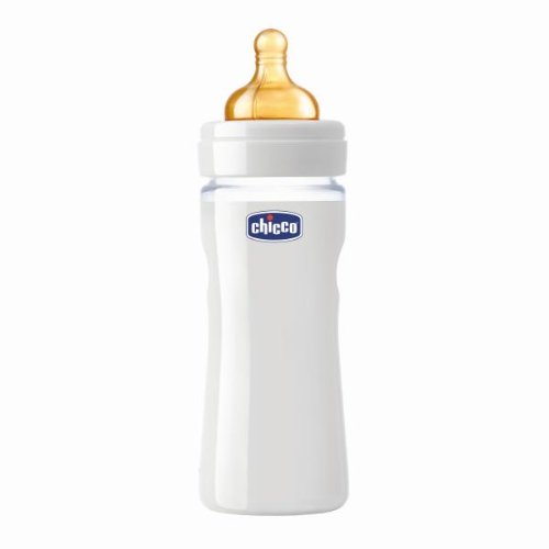 Chicco Feeding Bottle Nature Glass Line Regular Flow 240ml 0m+