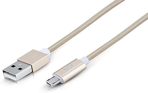 2 in 1 [Android 1 m Micro USB Charging cable and Apple IOS Lightning Cable] Outlet 4Life – Nylon, Straight for Smartphone, Tablet and more Fast Charging and Sync – Charge and Datenübertraung, such as Iphone 7 7plus 6S Plus/6S/SE/5S/5 °C/5, iPad 4/iPad Mini/2/3/4, Samsung Galaxy, HTC, Huawei, Sony, Nexus, Nokia