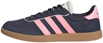 adidas Donna Breaknet Sleek Shoes, Shadow Navy/Pink Spark/off White, 38 EU