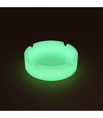 Posacenere rotondo in silicone, morbido, resistente alle alte