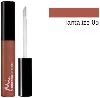 Mii Cosmetics - Shimmering Lip Sheen Long-Lasting Lip Gloss (Tantalize 05) 9ml.