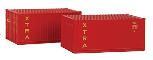 Preisvergleich Produktbild Spur N Container 20 Fuß XTRA Leasing 2 Stück