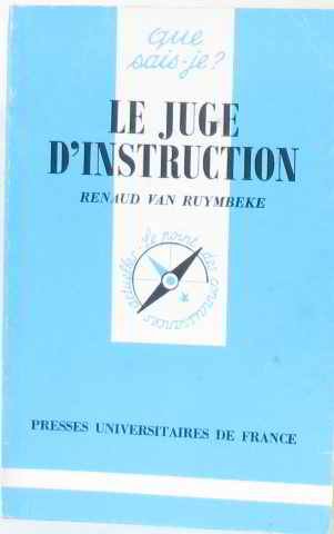 Livres Couvertures de Le juge d'instruction