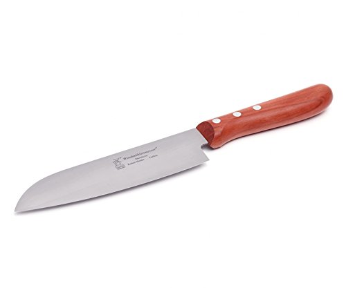 Preisvergleich Produktbild Windmühlen Vielzweckmesser "Santoku", Carbonstahl, Pflaumenholz