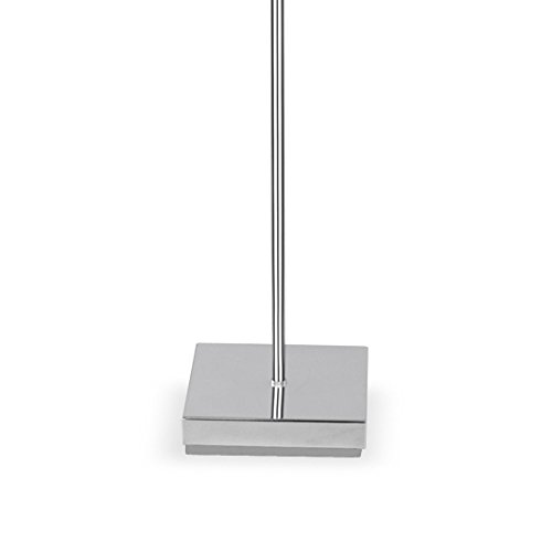 Modern Polished Chrome & Glass Ice Cube Dimming Floor Lamp