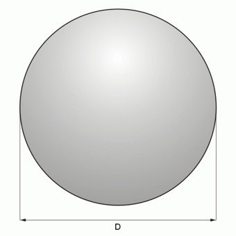 Magnetkugel / Kugelmagnet Ø 30,0 mm Nickel N40 -hält 12,9 kg - 4