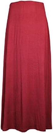 Ozmoint Womens Ladies Long Maxi Skirts Modest Abaya Stretch Full Length Skirt