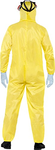 Smiffy’s – Herren Breaking Bad Kostüm, Schutzanzug, Maske, Handschuhe und Spitzbart - 2