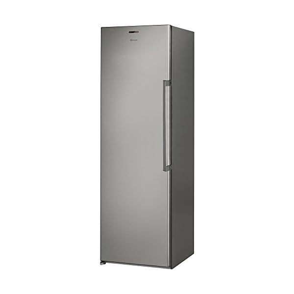 Bauknecht GKN 19G4S A2+ IN NoFrost Gefrierschrank / 246 kWh/Jahr / 187,5 cm Höhe / 260 L Gesamtnutzinhalt / 41 dB / NoFrost / ProFreeze / ShockFreeze / Edelstahl / kombinierbar mit KR 19G4 A2+ IN