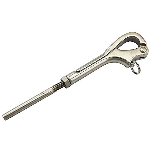 3 Inch Openable Pelican Hooks in 316 Stainless Steel Quick Release Hand Rail with Screw