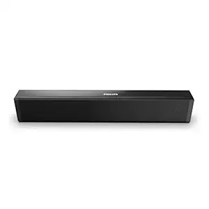 Philips Audio HTL1020/94 20 Watt 2.0 Channel Wireless Bluetooth Soundbar (Black)