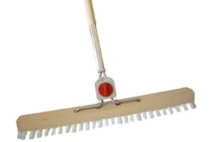 BESEN - SCHRUBBER - BÜRSTEN Schrubber PPN 40 cm weiss - 4-Loch (2 Stück, MIT Stiel)