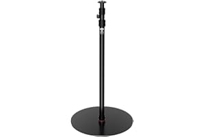 IFOOTAGE Cobra 2 RB-A400 Profesjonalny aluminiowy monopod do aparatu, monopod studyjny, ważona podstawa i regulowana wysokość, uchwyt podłogowy, lekki stojak, średnica podstawy 40 cm