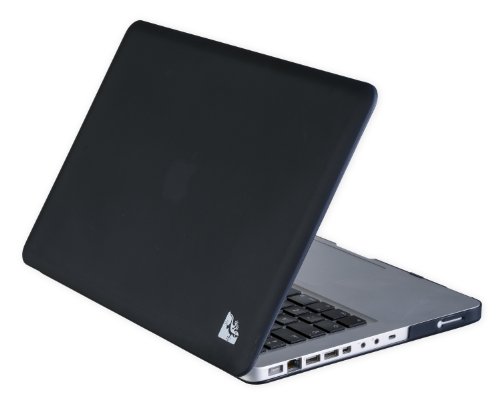 Gecko Macbook Pro 13" Clip On Case - Schwarz - trendige Farben / perfekter Schutz in der Farbe schwarz / black geeignet für MacBook Pro 13,3" (Typ A1278)