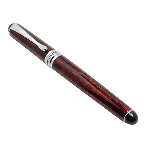 MagiDeal Neue Feine Rote Eis Medium Feder Füllfederhalter JINHAO X750 - 3