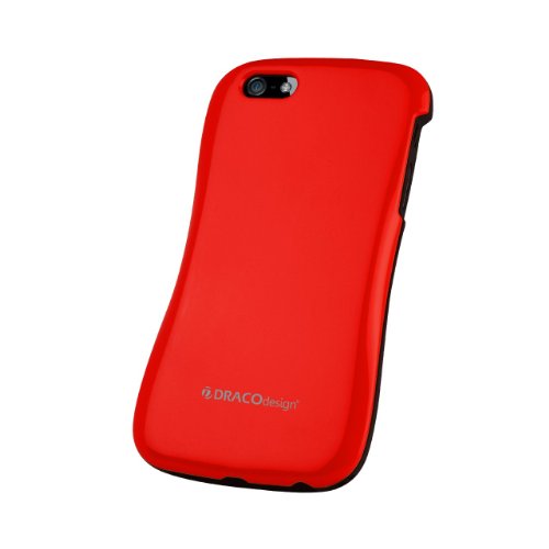 DRACO Design Allure P Ultra Slim Bumper Case for iPhone 5/5S - Retail Packaging - Red