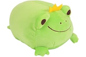 JUNERAIN Super Soft Frog Plush Stuffed Animal,Cute Frog Squishy Hugging Pillow,Adorable Frog Plushie Toy Gift for Kids Toddlers Children Girls Boys Baby,Cuddly Plush Frog Decoration,35cm