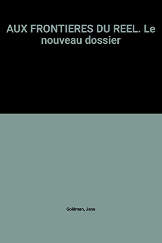 couverture de : Aux fronti&egrave;res du r&eacute;el