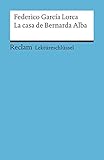 Image de Lektüreschlüssel zu Federico García Lorca: La casa de Bernarda Alba (Reclams Universal-Bibliothek