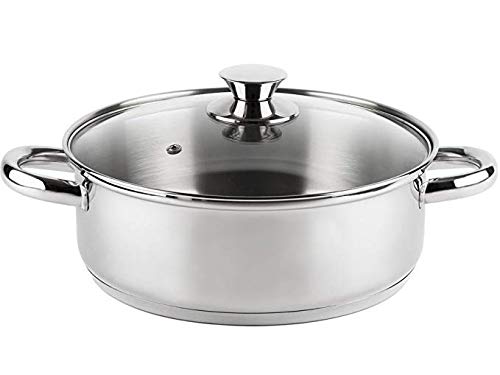 Clock Fx Cacerola Inoxidable 18/10 inducción ø24cm. 4,3 L (Vier CI24)