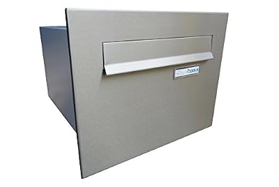 DOLS 1 grande boîte aux lettres en acier inoxydable à encastrer dans un mur