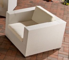 Preisvergleich Produktbild Sessel Barcelona weiß