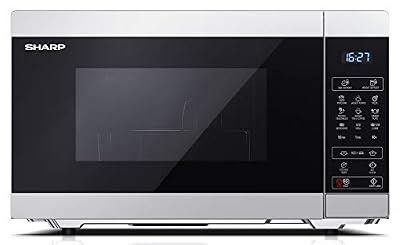 SHARP YC-MG51ES Micro-ondes avec fonction grill/décongélation / 1450 W / 25 l / 11 niveaux de puissance/fonction minuterie/plateau tournant