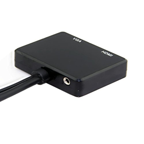 chenyang HDMI zu VGA & HDMI-Buchse Splitter mit Audio Video Kabel Konverter Adapter für HDTV PC Monitor - 7