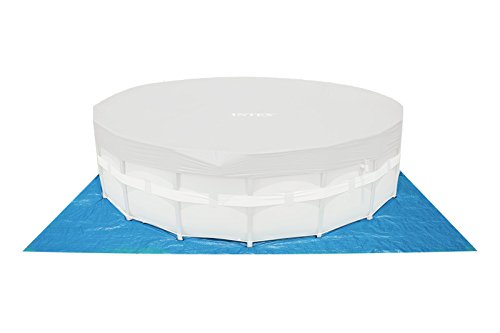 INTEX 457×107 cm Prism Metal Frame Swimming Pool Schwimmbecken 28734 Komplett-Set mit Extra-Zubehör wie: Filterkartusche, Reparaturset und Fußbad - 3