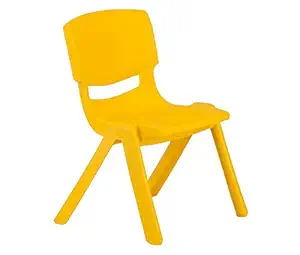 Intra Kids Chair Strong and Durable Kids Plastic Chair - (Medium Size - Color Vary)