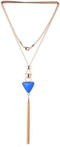 Stylish flower snake bone chain , treasure blue