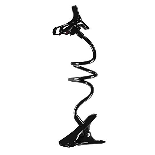 Handyhalterung Universal Handyhalter Lazy Mount Schwanenhals bis 55cm LÃ¤nge frei einstellbar 360Â° drehbar mit Kugelgelenk fÃ¼r alle Handy/Smartphone-Modelle bis 11,5cm Breite Clip Holder WeiÃŸ wortek