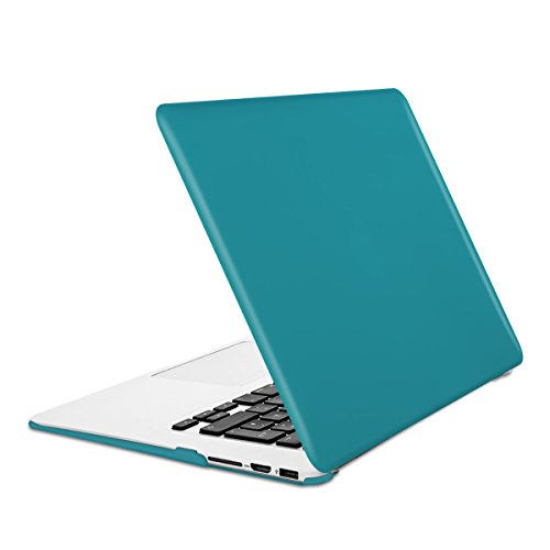 kwmobile Crystal Hülle für Apple MacBook Air 13″ (ab Mitte 2011) Hard Case – dünne durchsichtige transparente Schutzhülle Cover Tasche Petrol Transparent - 5
