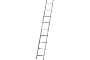 MON MOBILIER DESIGN Xtra - Escalera de aluminio (9 peldaños