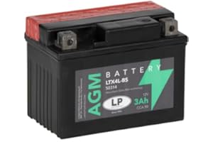 LP BATTERIES Batería Moto AGM LTX4L-BS (12V 3Ah)