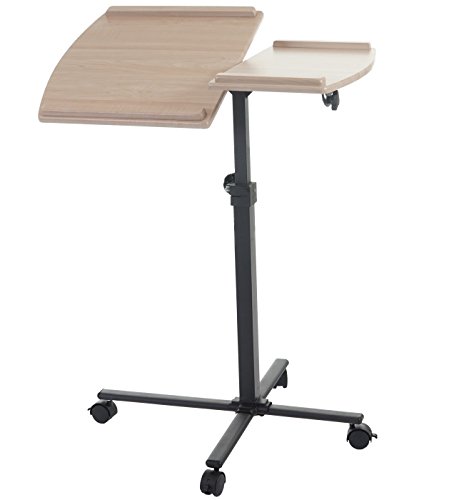 Laptoptisch Lancester, Notebooktisch Laptopständer, höhenverstellbar schwenkbar ~ Fichte-Optik - 7