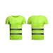 Produktbild Lineary Sichtschutzweste für Herren Reflektierendes reflektierendes Streifenoberteil für Herren Sicherheitsjacke/Weste für Outdoor-Aktivitäten (Größe : XXXL)