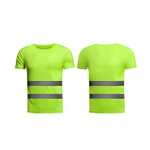 Preisvergleich Produktbild Lineary Sichtschutzweste für Herren Reflektierendes reflektierendes Streifenoberteil für Herren Sicherheitsjacke / Weste für Outdoor-Aktivitäten (Größe : XXXL)