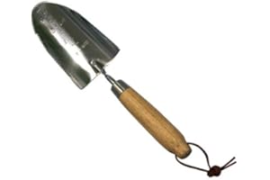 Xclou Garden Blumenkelle Edelstahl Eschengriff, Mehrfarbig, 32,5x8,3x4 cm