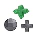 Produktbild Junlinto, 3 in 1 für Xbox One Elite S Slim-Controller Magnetic Metal Edelstahl D-Pad-Kits Videospielzubehör
