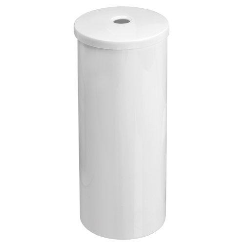 InterDesign 93250EU Una Ersatzrollenhalter für Toilettenpapier, weiß