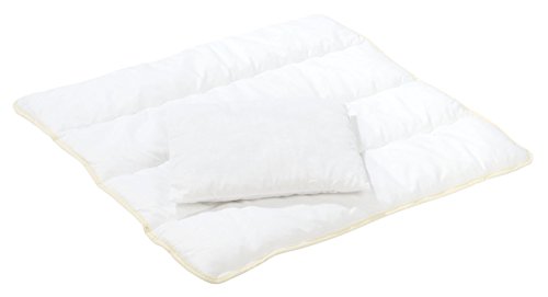 Preisvergleich Produktbild Alvi 93117 Bettdecke Microfaser Steppbett - Set 35x40 cm und 80x80 cm