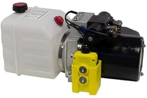 Flowfit 12V DC Double Acting Hydraulic Power pack with Tank (4.5 Litre reservoir)