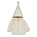 Naturest Purest Baby Cable Knits Hooded Organic Cotton 3-6 Months Cardigan by Natures Purest