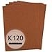 Produktbild kwb K120 Schleifpapier in 10 Bögen, 230x280mm - für Holz und Farbe