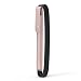 Produktbild MoKo Halter für Apple Pencil - Premium PU Leder Bleistift Stift Schleife Sleeve Cover Schreibzeug Schreibgerät Beutel mit abnehmbare Gummiband für Apple iPad Pro 12.9 Zoll Hülle Case, Rose Gold