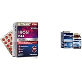 Nutraxin Iron Max 30 Tablet &ndash; Demir, C Vitamini, Folik Asit ve B12 Vitamini İ&ccedil;eren Takviye + Nutraxin Magnesium Daily 250 mg 