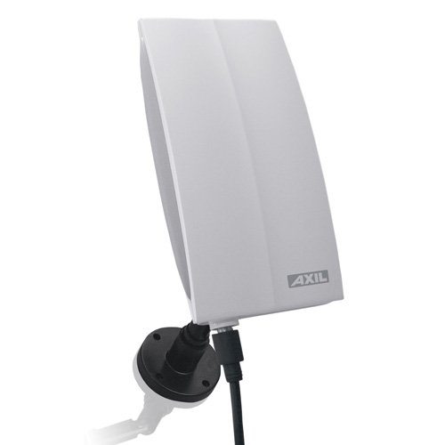 Engel Axil AN0264L Antena TDT Activa - Antena electrónica TV digital terrestre con Filtro LTE-4G Protect, hasta 46 dBi, para exterior e interior, 11.2 x 19.5 x 6.5