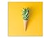 Produktbild kunst-discounter EIS Ananas Essen Wandbild A06308 Canvas Leinwandbild quadratisch auf Keilrahmen Größe 50 x 50 cm